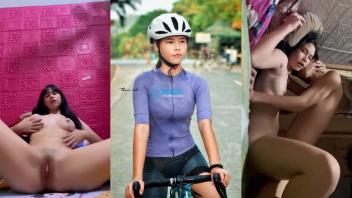 คลิปหลุดxxxสาวนักปั่นไทย น้องฟ้าน่ารักหุ่นดีขี้เงี่ยน เบ็ดหีโชว์แล้วตั้งกล้องเย็ดกับแฟนเสียวสุดๆเสียงไทยชัดเจน